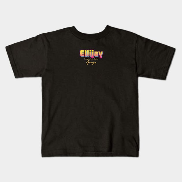 Ellijay Kids T-Shirt by Delix_shop